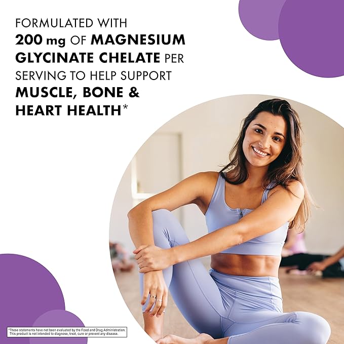 Bluebonnet Nutrition Albion Chelated Magnesium Vegetable Capsule, 200 mg, Stress Relief, Vegan, Non GMO, Gluten Free, Soy Free, Milk Free, Kosher, 60 Vegetable Capsule, 1 Month Supply