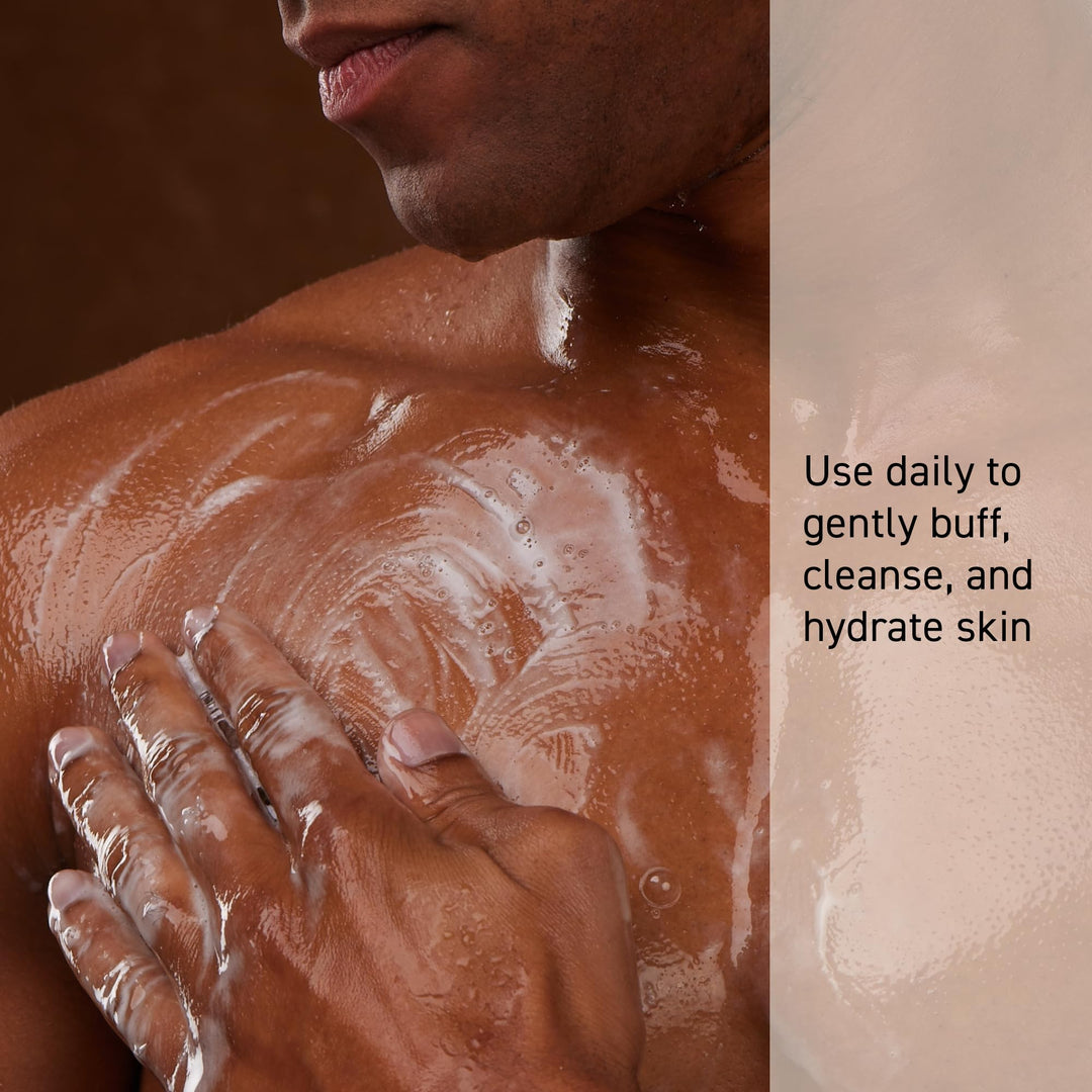 Cremo Exfoliating Body Bar for Men, Italian Bergamot Scent, Multi-Layered Fragrance That Buffs, Cleanses and Hydrates Skin, 5oz