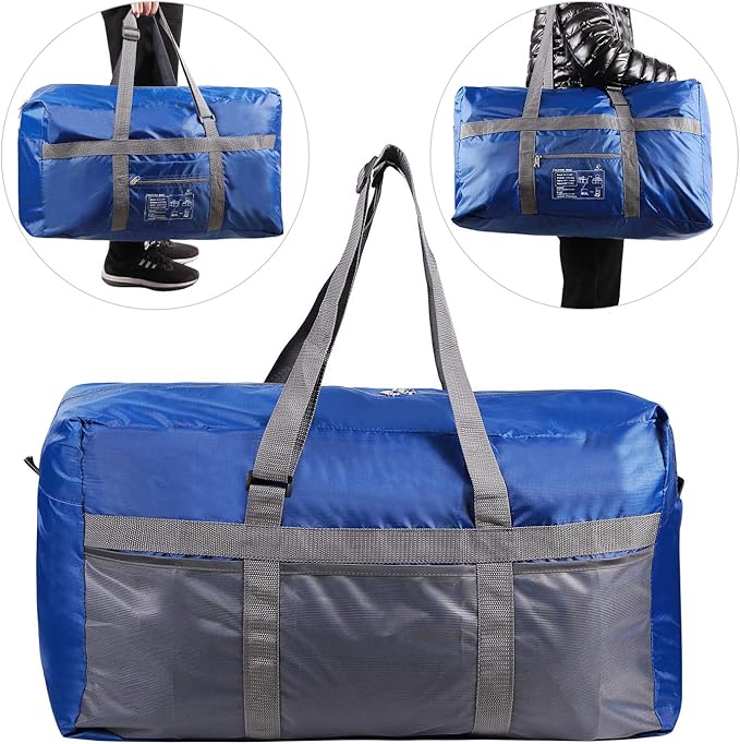 REDCAMP Foldable Travel Bag, Large Sports Bag, 75L/96L/100L, Lightweight Waterproof Tote Bag
