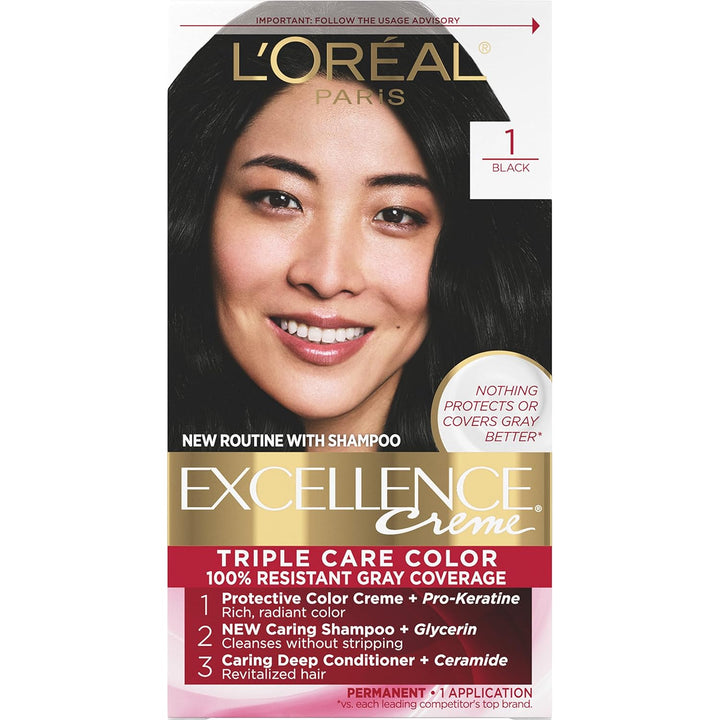 5RB Medium Reddish Brown Hair Color | L'Oreal Paris Excellence Creme – 8 Weeks Gray Coverage