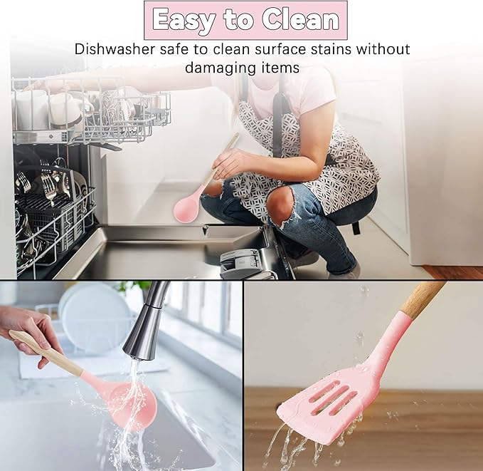 12PCS Camping Accessories Kitchen Cooking Utensils Set - Portable Outdoor Camp Cookware Set, Silicone Camper Essentials Gear Must Have Supplies for Travel RV BBQ Grill Picnic Hiking