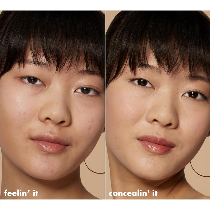e.l.f. Hydrating Camo Concealer | Full-Coverage, Satin Finish | Vegan, Deep Cinnamon