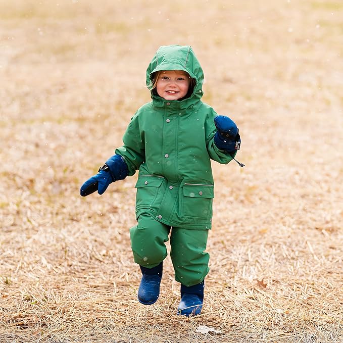 JAN & JUL Waterproof Fleece Lined Snow and Rain Pants for Toddlers and Kids