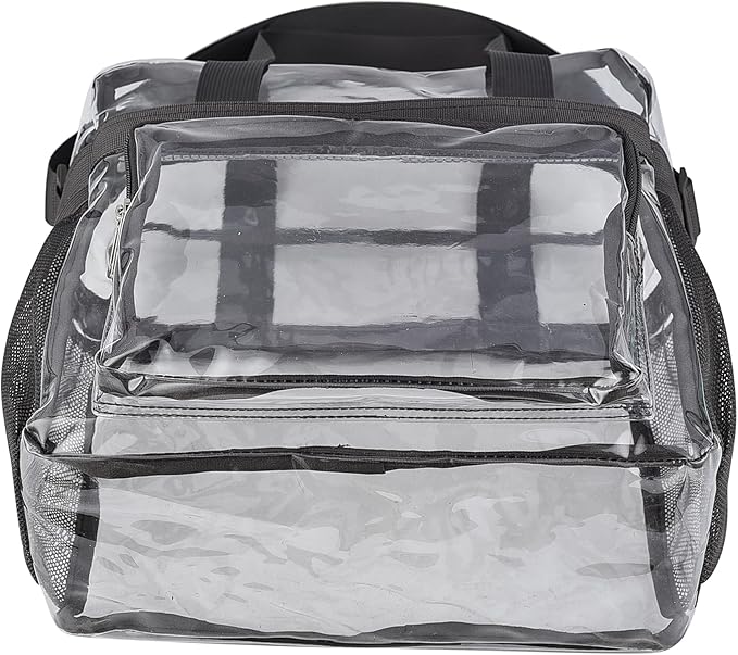 USPECLARE Clear Tote Stadium Approved, Security Travel & Gym Clear Bag for Work Sports Games Concerts