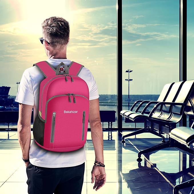 20L Lightweight Foldable Backpack, Small Hiking Daypack for Men Women