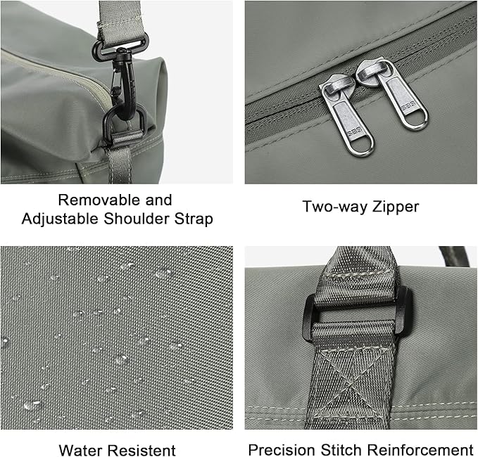 Travel Duffel Bag,Sports Tote Gym Bag,Shoulder Weekender Overnight Bag for Women