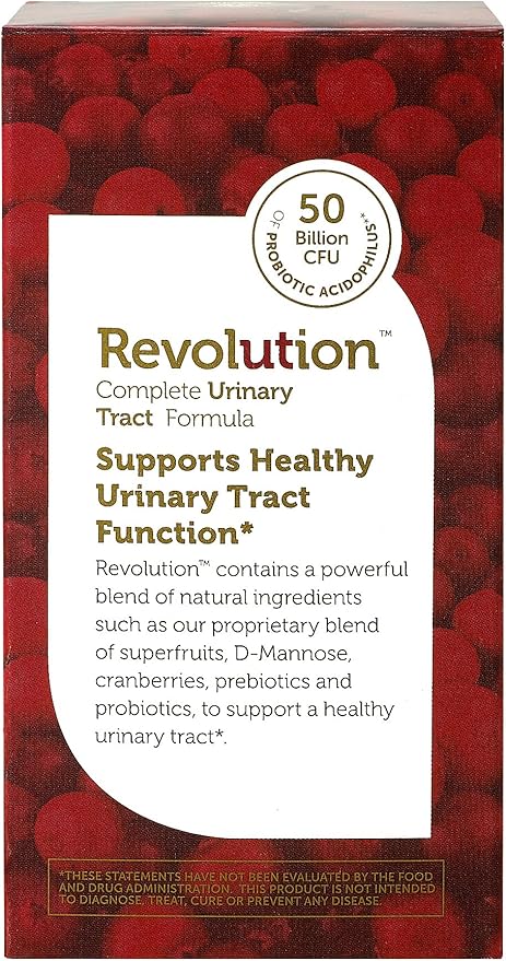Zahler UTI Revolution, Urinary Tract and Bladder Health, All Natural Cranberry Concentrate Pills Fortified with D-Mannose and Probiotics, Certified Kosher, 60 Caps