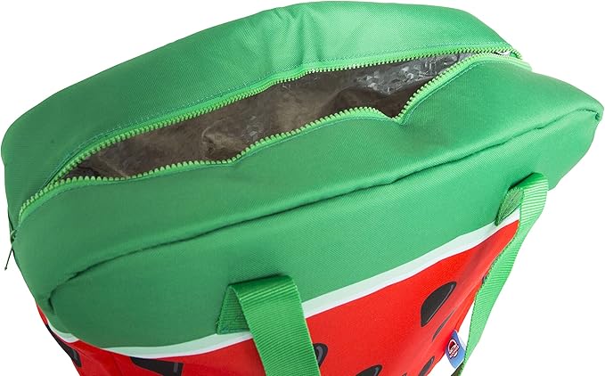BigMouth Inc Large Insulated Cooler Bag, Reusable Travel Bag with Adustable Straps, Cute Collapsible Food Tote for Picnic Pool Beach