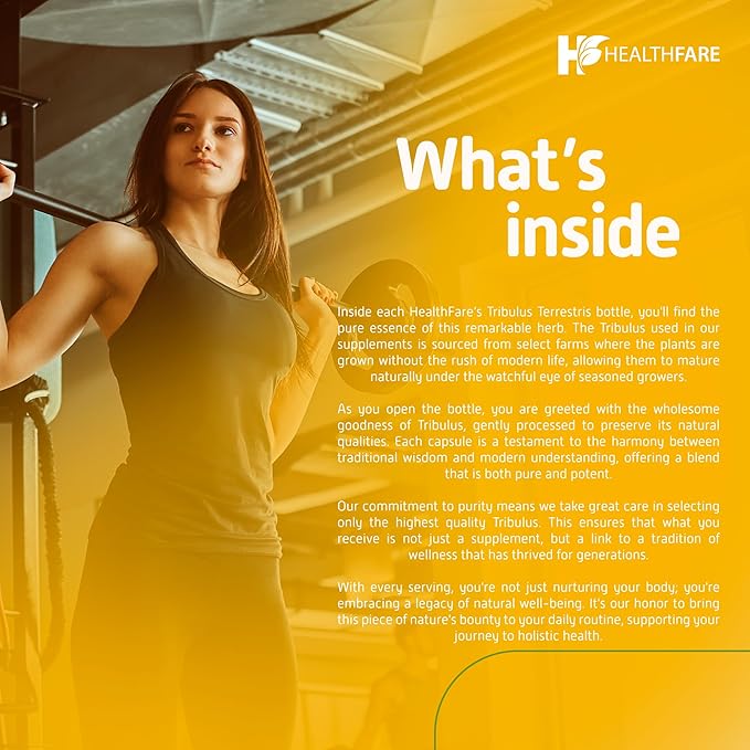 Tribulus Terrestris Extract 32,500mg | 200 Veg Capsules | Maximum Strength | Non-GMO | Gluten-Free