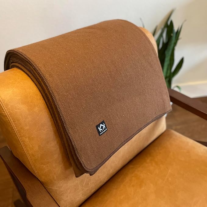 Arcturus Military Wool Blanket - Warm, Thick, Washable - Great for Outdoors, Camping, Stadium Blanket, Picnics, Travel - Car & Bushcraft Survival Kits, Large 64in x 88in 4.5 lb