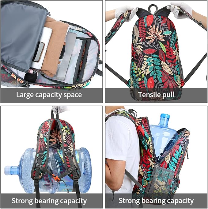 35L Lightweight Foldable Waterproof Packable Travel Small Hiking Backpack Daypack for men women