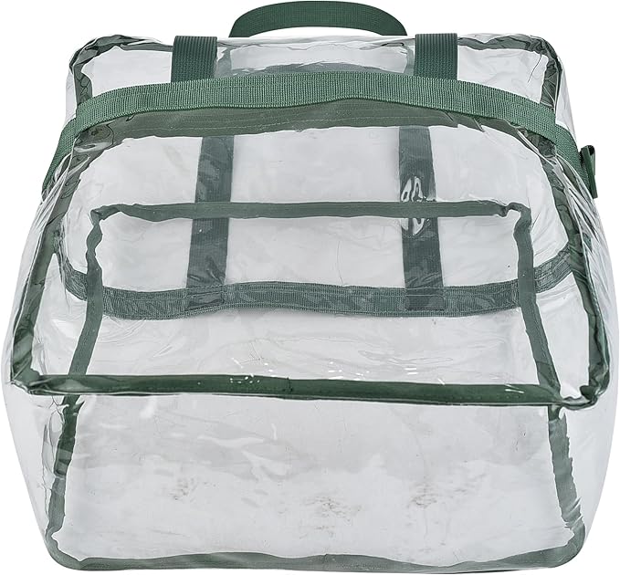 USPECLARE Clear Tote Stadium Approved, Security Travel & Gym Clear Bag for Work Sports Games Concerts