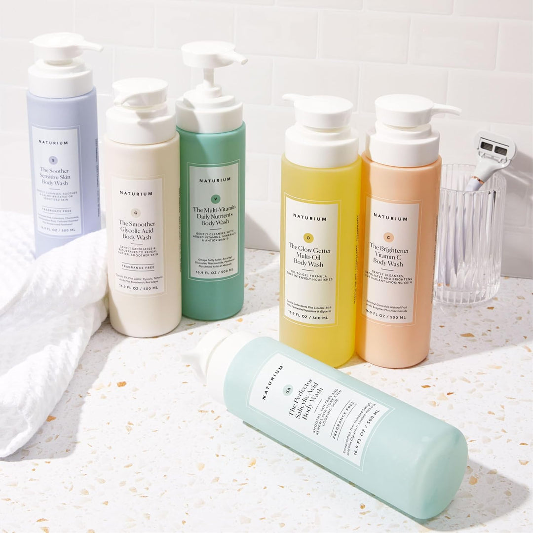 Niacinamide Body Wash | Cleansing & Hydrating Gel-Serum | 16.9 oz | Paraben-Free