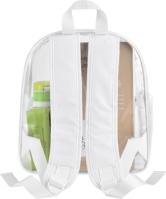 USPECLARE Clear Backpack for Stadium Approved 12×6×12, Water proof Clear Bag for Stadium Events and Concert Work Sport Event