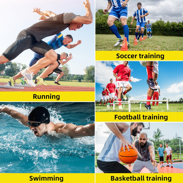 ANTEQI Waterproof Stopwatch, Large Display Simple Silent Stop Watch Timer with ON/Off Function No Clock No Calendar No Alarm Basic Operation for Sports Coaches Swimming Running Training, Green