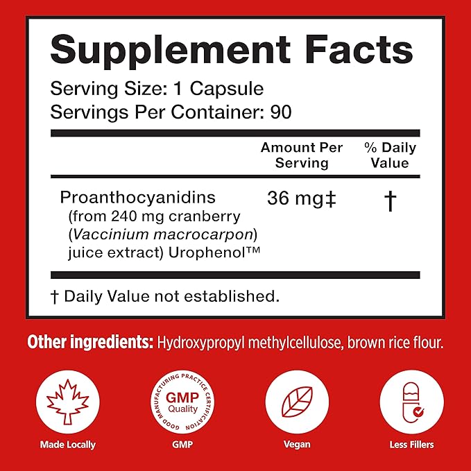 10% Bundle Utiva 36PAC Power Bundle | 30 Days | Bundle with 36mg Soluble Cranberry PACs (DMAC/A2) and 30B CFU Probiotic Power (Lactobacillus and Bifidobacterium Strains) | Locally Made.