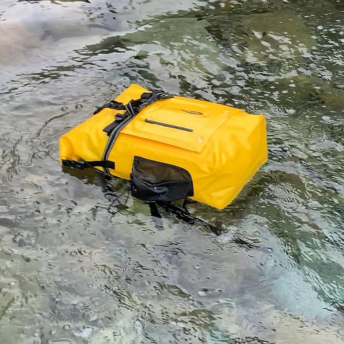 Heavy Duty Waterproof Dry Bag Backpack - 35L Roll-Top Floating Dry Bag Backpack for Kayaking, Rafting, Boating