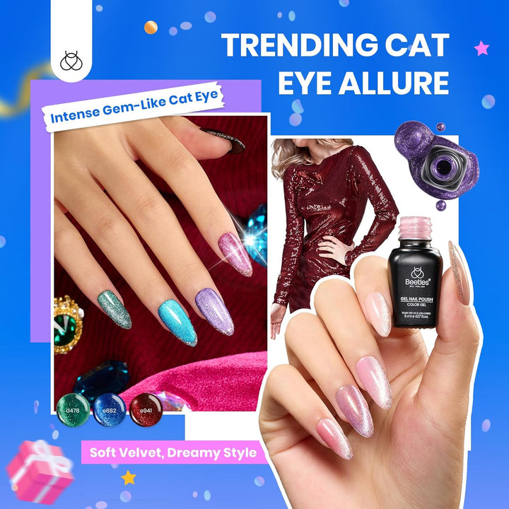 45 Colors Gel Nail Polish Kit | UV Light & Nail Tools | Travel-Friendly Gift for Women