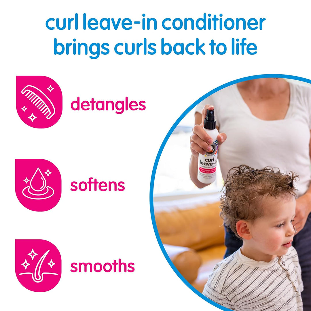 Cozy Leave-In Conditioner Spray | Paraben-Free Detangler for Kids' Curly Hair