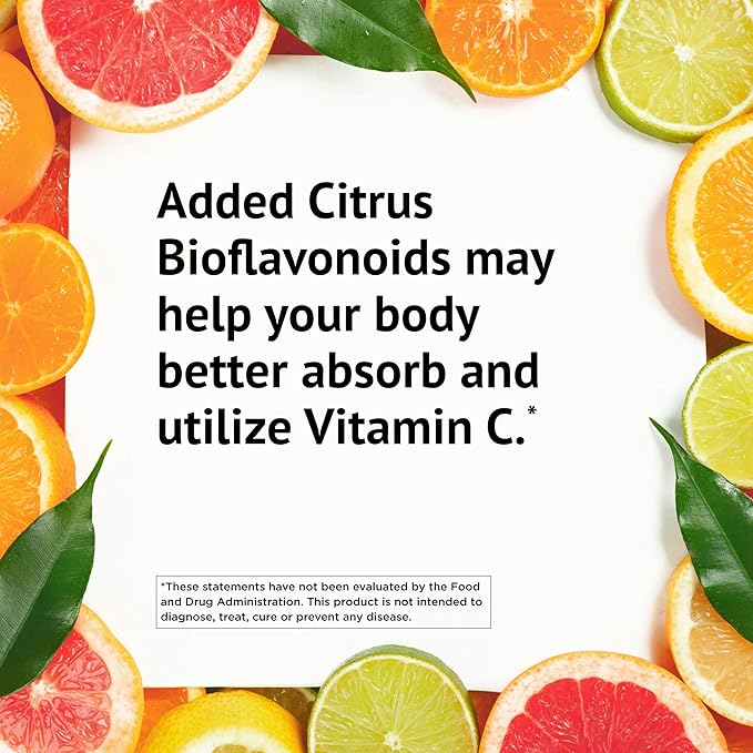 American Health Ester-C with Citrus Bioflavonoids Vegetarian Tablets - 24-Hour Immune Support, Gentle On Stomach, Non-Acidic Vitamin C - Non-GMO, Gluten-Free, Vegan - 500 mg, 450 Count, 225 Servings