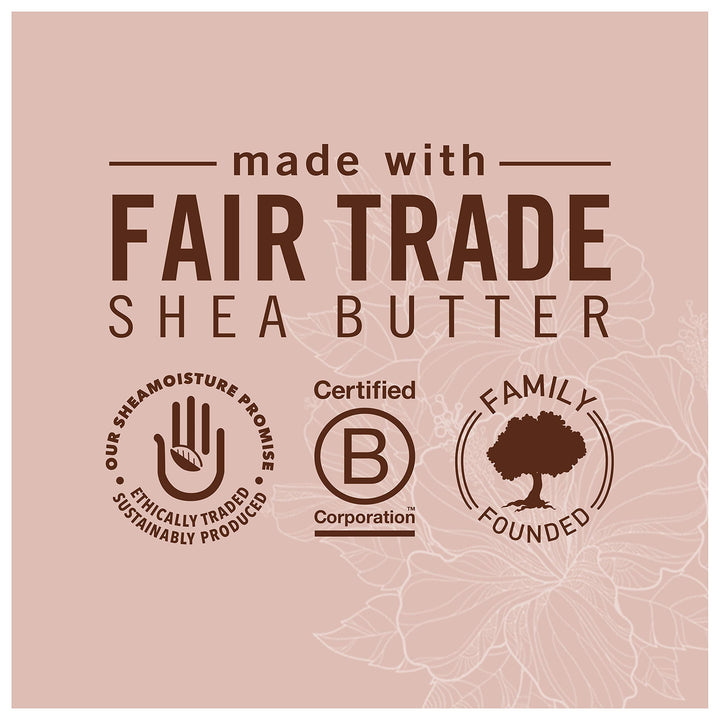 SheaMoisture Fair Trade Sulfate Free Coconut Hibiscus Curl & Style Milk with Silk Protein & Neem Oil For Thick, Defined, Curly Hair 8 oz