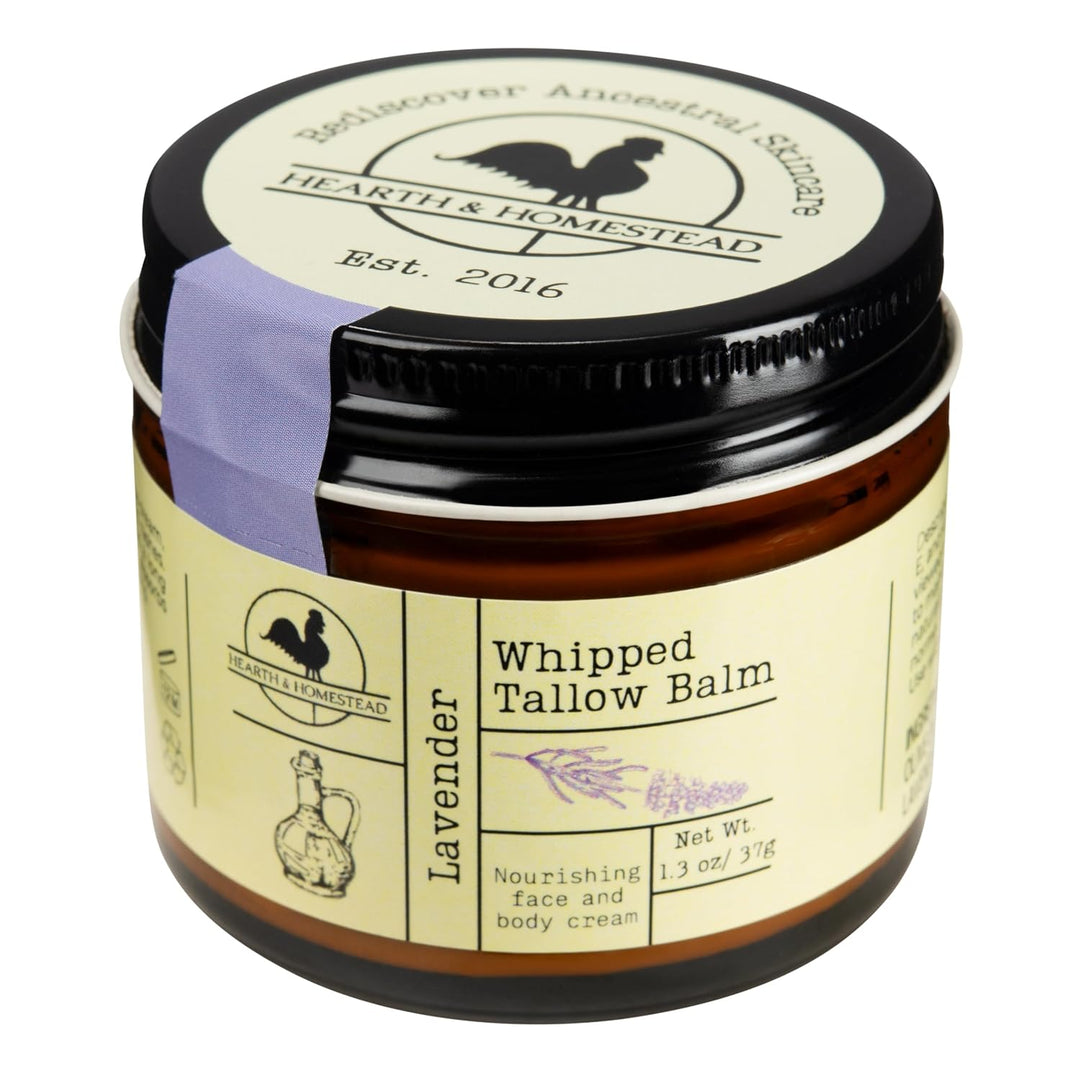 Handmade Coffee Vanilla Whipped Tallow Balm | Organic Body Butter - 1.3 Oz