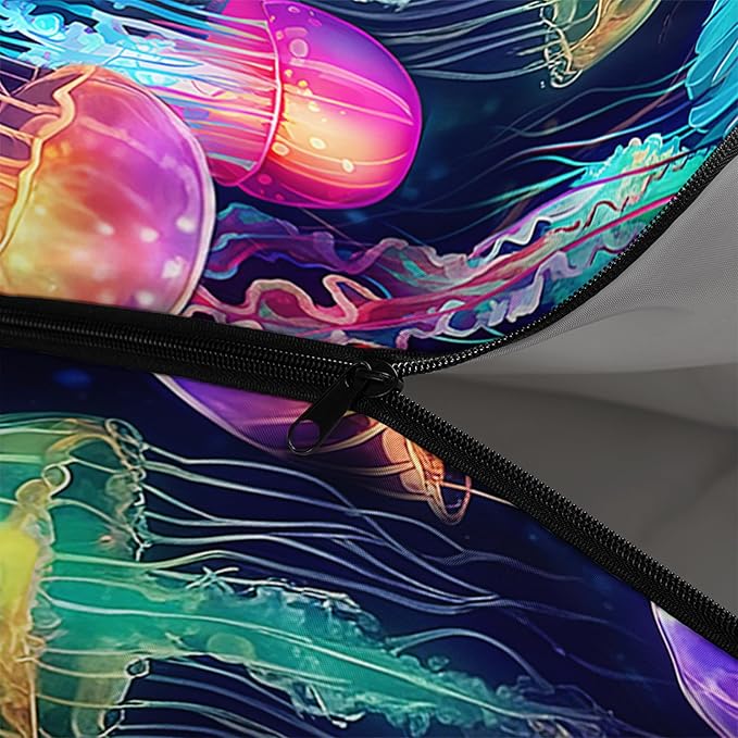 AILONEN Cartoon Fox Camping Sleeping Bag for Boys Girls Adults,Lightweight & Waterproof,3 Season Warm & Cold Weather,Portable,Kawaii Fox Printed Sleeping Bag,Traveling,Camping,Hiking