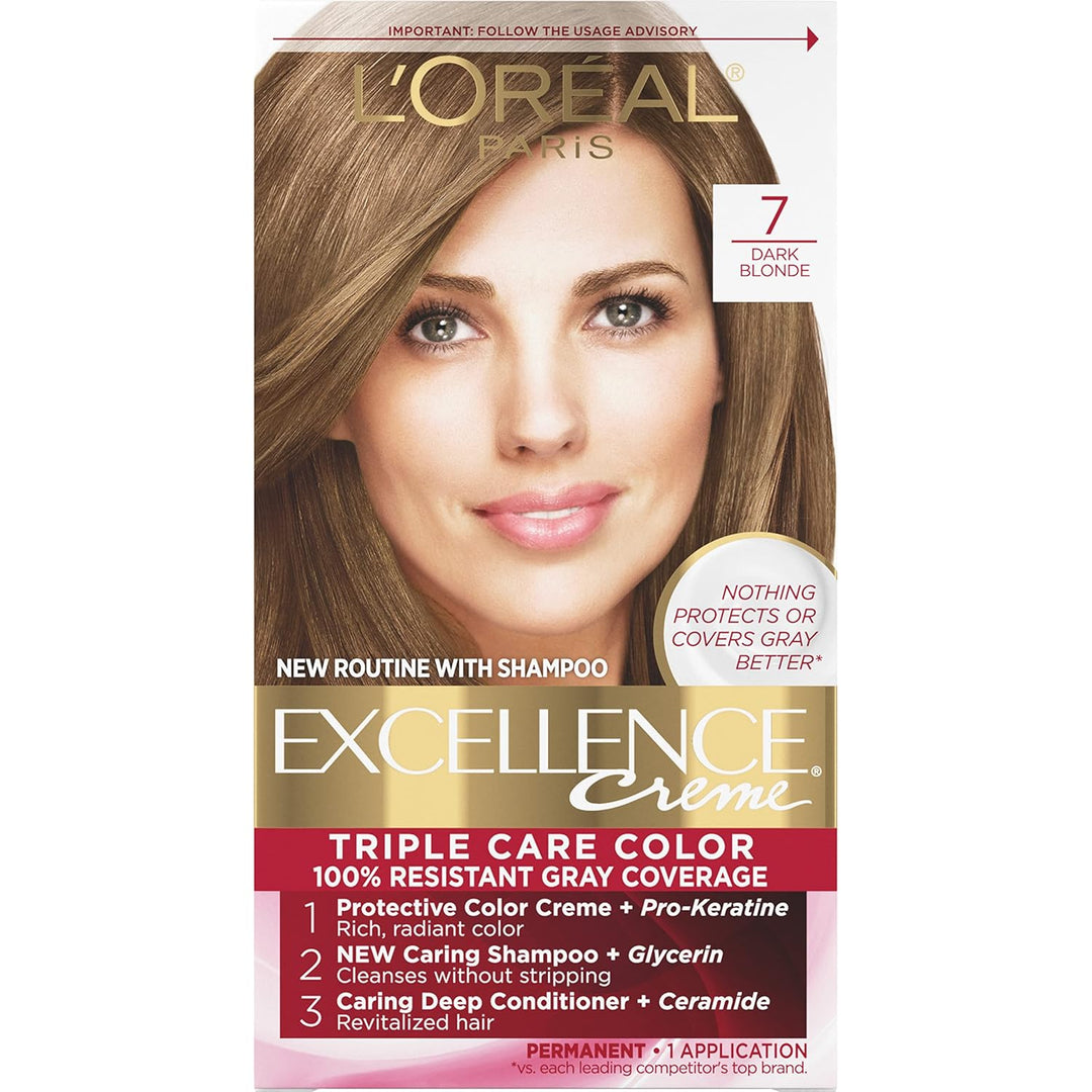 5RB Medium Reddish Brown Hair Color | L'Oreal Paris Excellence Creme – 8 Weeks Gray Coverage
