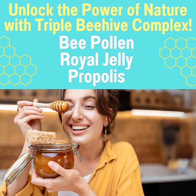 Bee Pollen Apigenin Citrus Bergamot Gummies w Organic Propolis Royal Jelly Honey Lemon Balm Extract, Supplement for Men Kids, Tincture Drops Powder Capsule Herb Capsules Supplements Alt, Pollan Polen