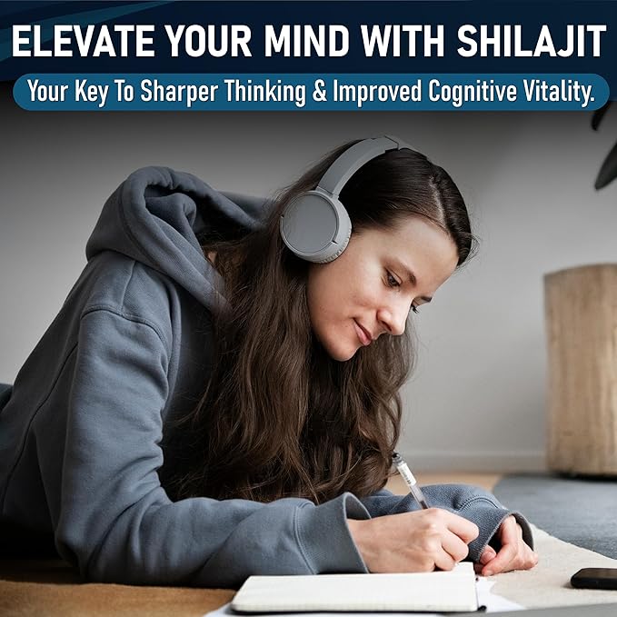 5000mg Pure Himalayan Shilajit Capsules for Men & Women - Increases Energy, Stamina, Vitality & Performance - Supports Immune System, Memory & Brain Function - 40% Fulvic Acid + 85+ Trace Minerals