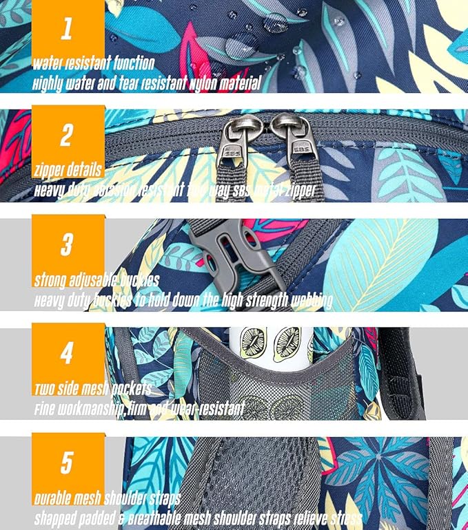 35L Lightweight Packable Backpack Waterproof Durable Hiking Travel Backpack Daypack