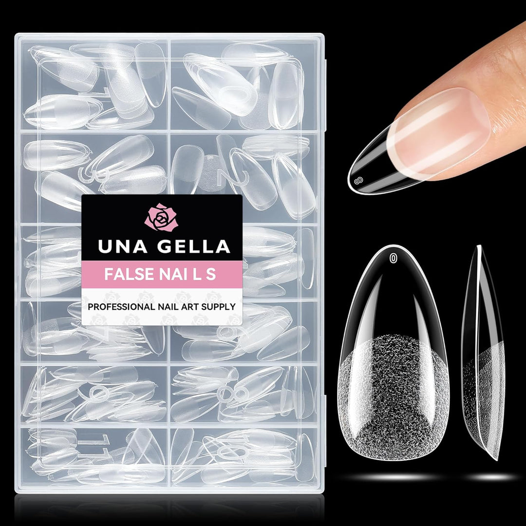 XXL Square Gel Nail Tips | 120 PCS Extra Long | No C Curve | DIY Home Use