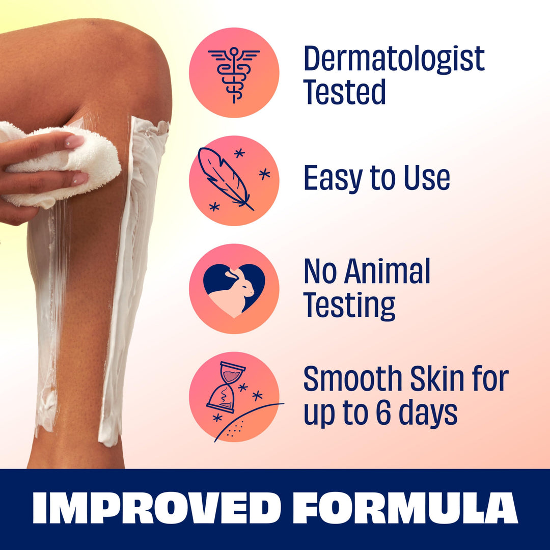 Nair Shower Cream Hair Remover with Moroccan Argan Oil and Orange Blossom, Body Hair Removal Cream for Women, 12 oz