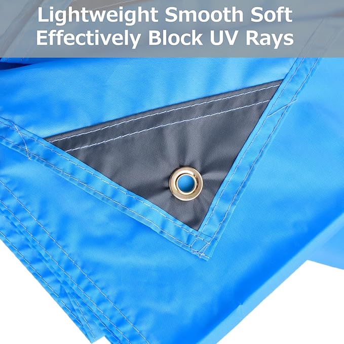 Azarxis Waterproof Camping Tent Tarp Hammock Rain Fly Footprint Ground Cloth Shelter Sunshade Beach Picnic Blanket Mat for Outdoor Camping Park Lawn