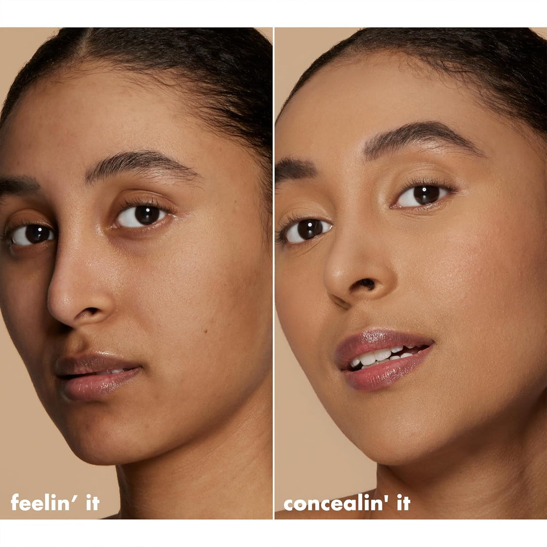 e.l.f. Hydrating Camo Concealer | Full-Coverage Satin Finish | Vegan, Medium Golden