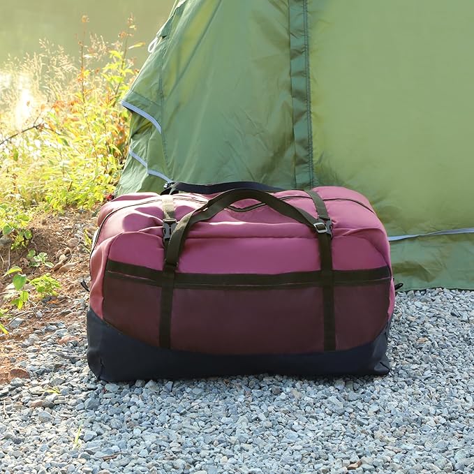 REDCAMP Foldable Travel Bag, Large Sports Bag, 75L/96L/100L, Lightweight Waterproof Tote Bag