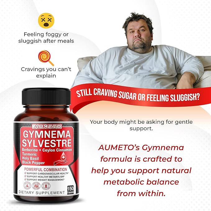 Ultra Gymnema Sylvestre Supplements - Enhanced with Berberine Ceylon Cinnamon Holy Basil for Optimal Immunity, Pancreatic & Circulatory Function