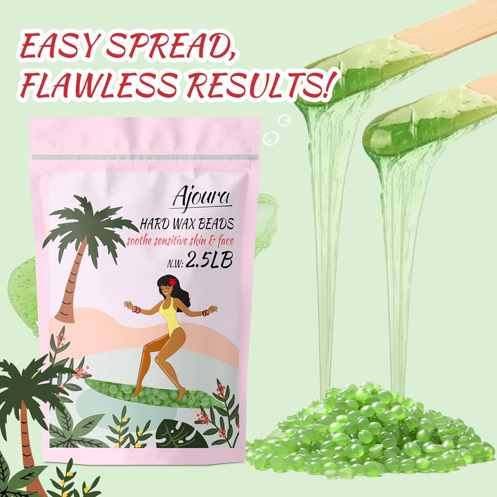 1Lb Hard Rose Wax Beans | Full Body Hair Removal | Refill for Wax Warmer