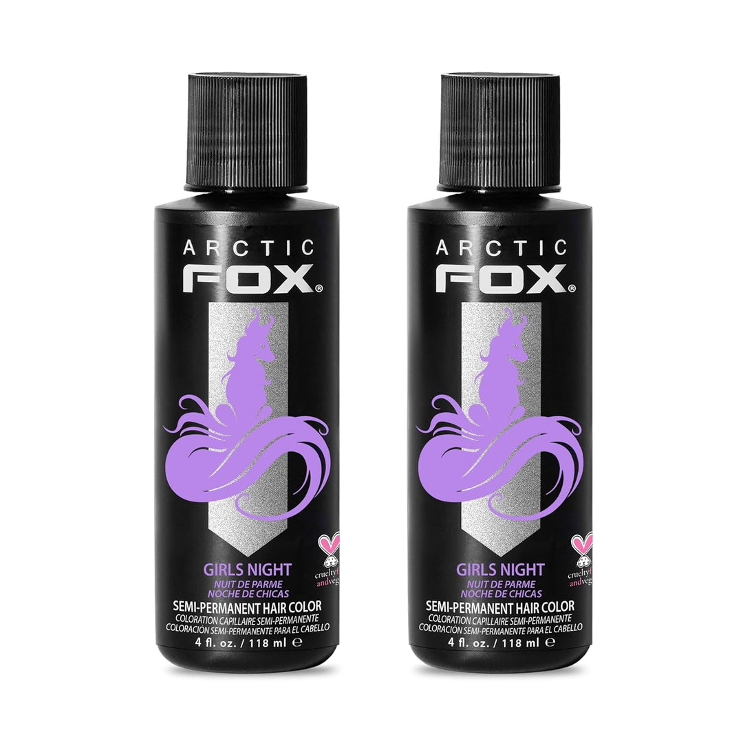 ARCTIC FOX Vegan Semi-Permanent Hair Color Dye | AURORA KISS 5.6 Fl Oz (2-Pack)