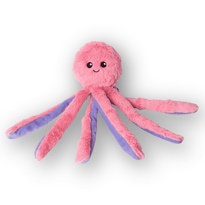 Bundle x Joy Octopus Crinkle Legs Plush for Dogs with Squeaker & Crinkle for Added Joy