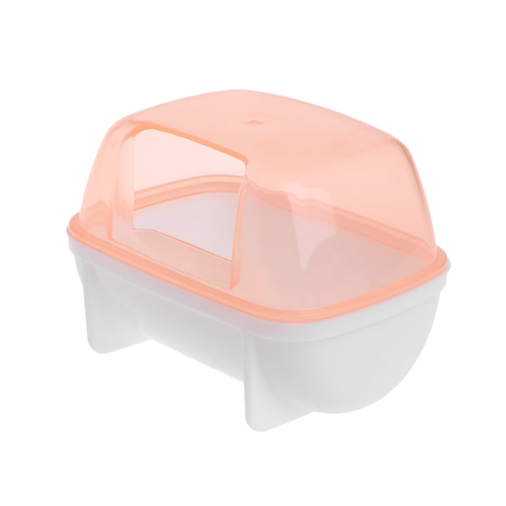 CIYISON Cute Dwarf Hamster Bathroom Chinchilla Sauna Room Plastic Sand Bath House for Ferret Hedgehog Squirrel Small