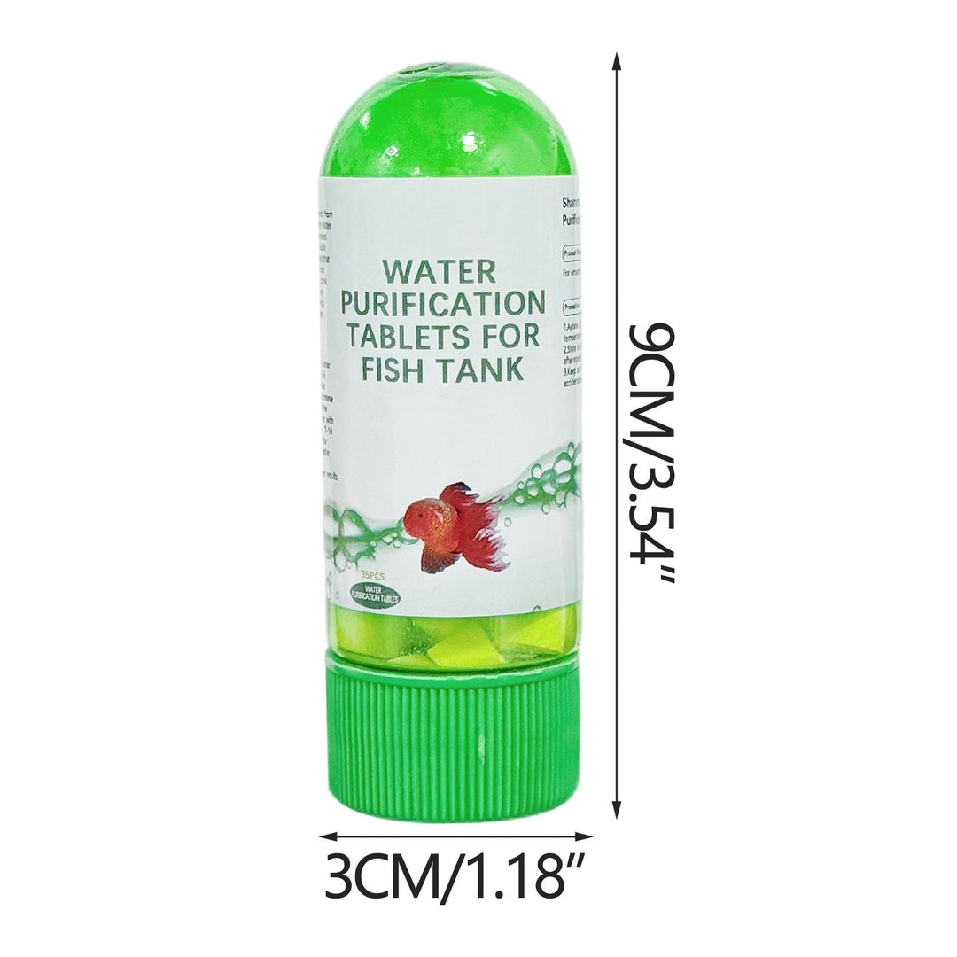 2025 New Aquarium Water Purifier Tablets Clears Turbid Water Instantly Safe for All Fish Tanks Portable Fast Acting Formula 30 Tablets Per Pack Long Lasting Results