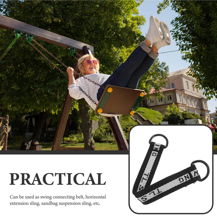 HONMEET Iron Safe to Use Swing Connecting Strap Heavy Duty for Hammock Outdoor Equipment 1Pack