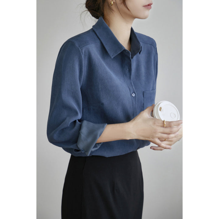 New Autumn And Winter Bandage Dress Shirt For Women