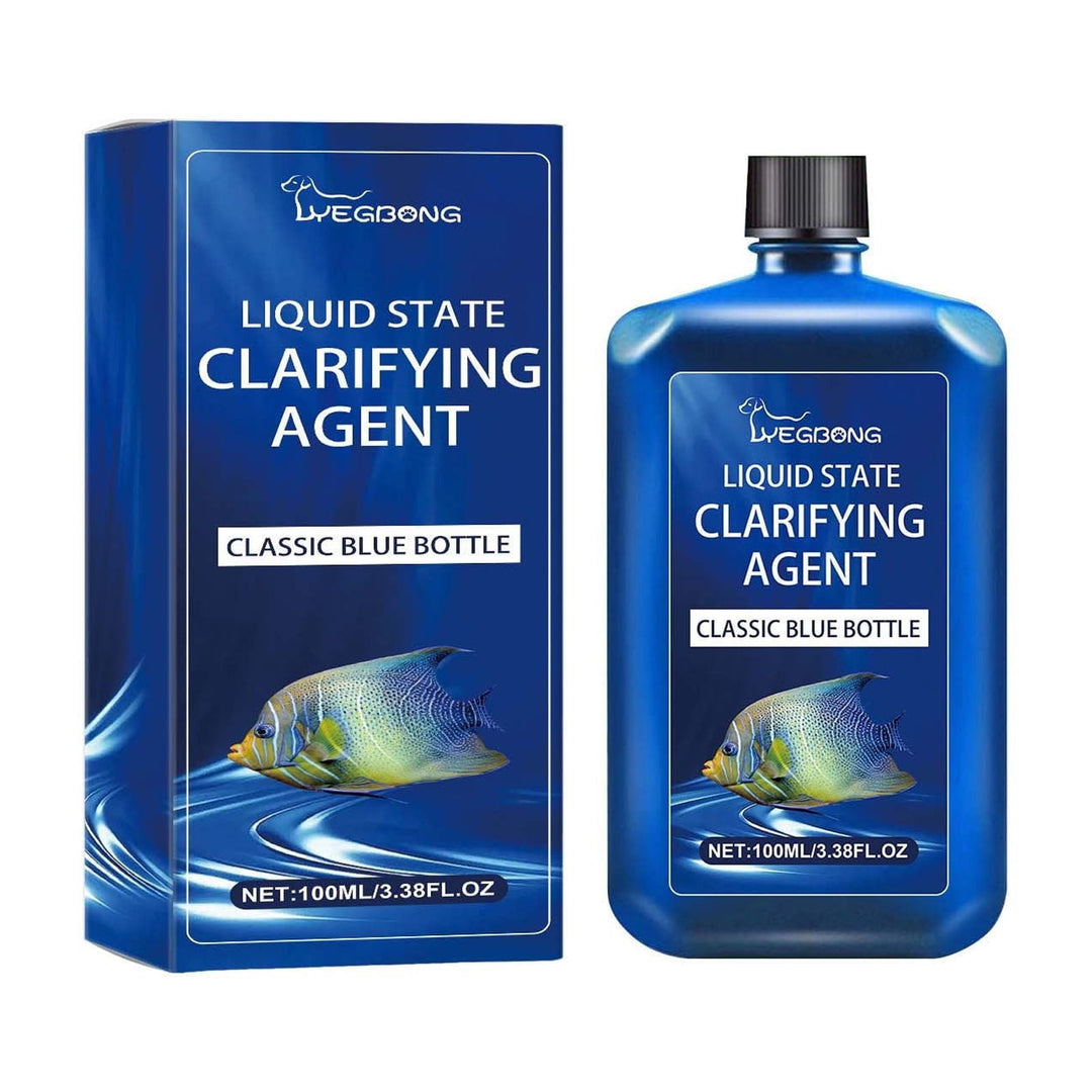 Aquarium Fish Tank Water Purifier | Clear Water Quality Enhancer | Rapid Pollutant Remover | Balances pH | Safe for Fish & Plants | Easy Use | 100ml Bottle | Fish Products