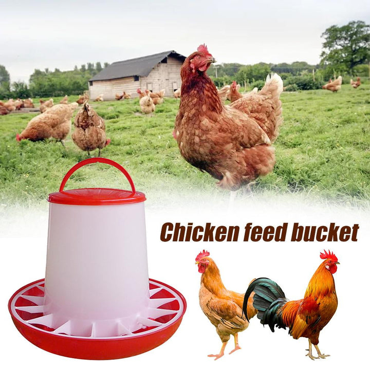 Chick Feeder, Waterer Hanging Poultry Feeder Kit Bird Small Poultry Feeder Flip Top Bird Small Poultry Feeder for Pigeon Chicke Feeder Small Poultry Feeder Drinker Duckling Quail Feeder