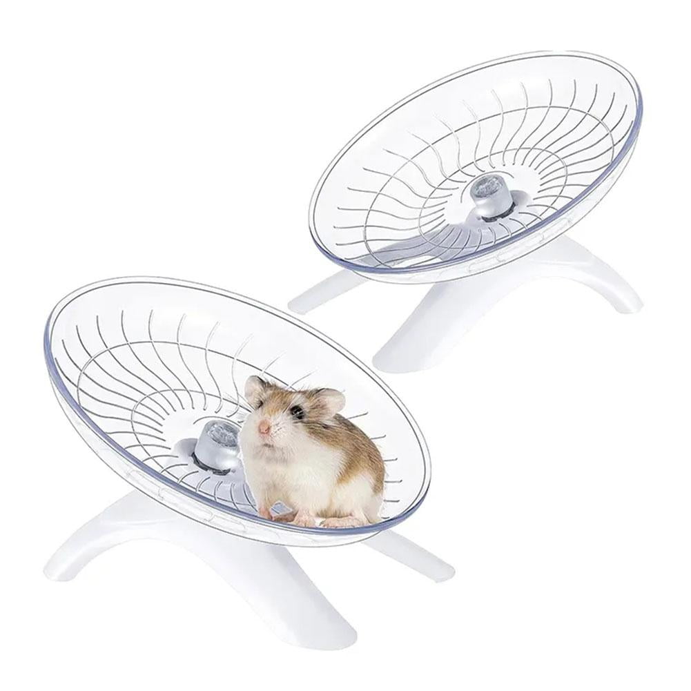 New Running Disc Mice Hamster Rat Flying Saucer Exercise C8K4 Wheel P5K9