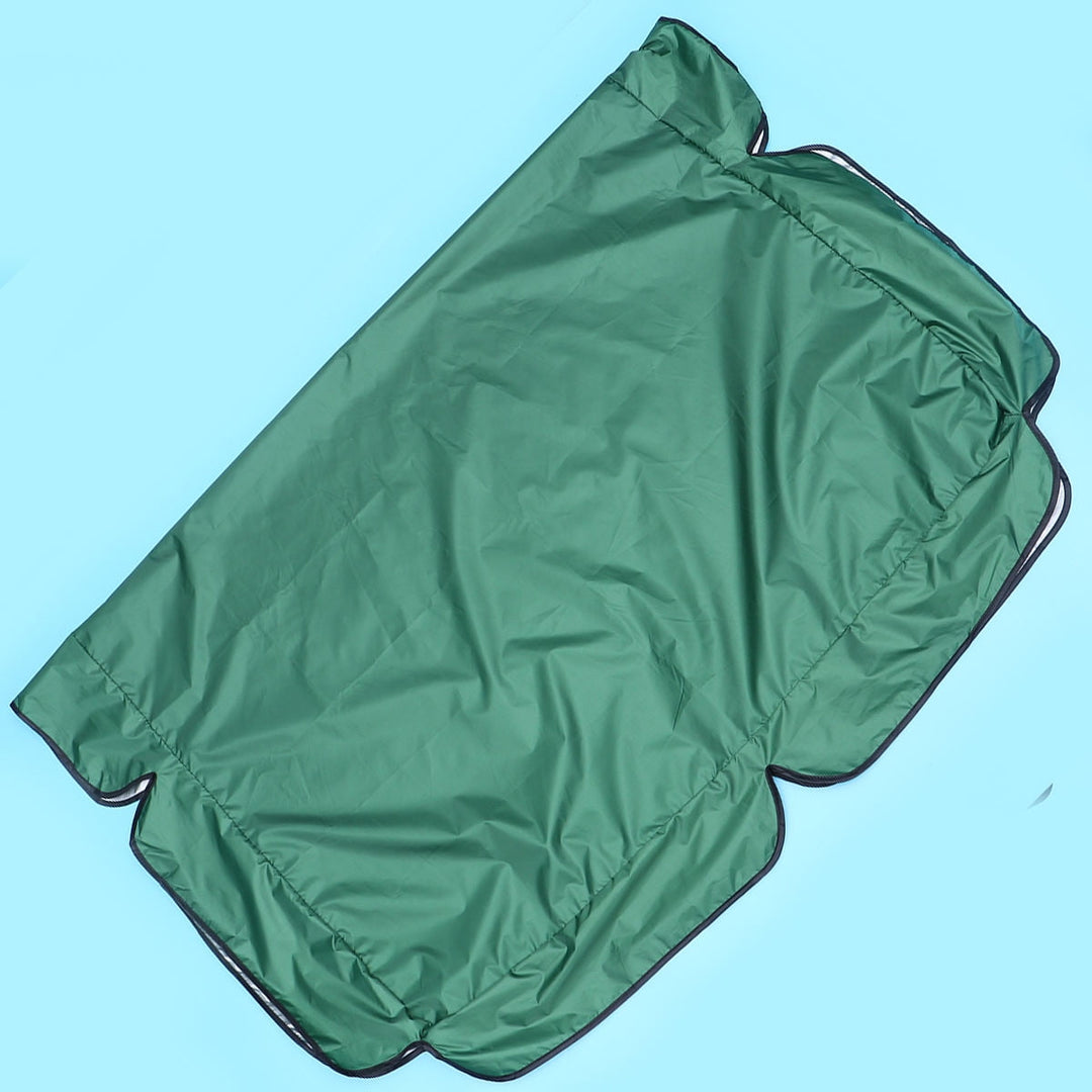 CIMAXIC 1Pack Dark Green Polyester Garden Swing Cover 190x132cm Waterproof Outdoor Use