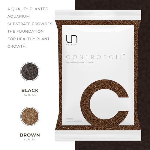 Ultum Nature Systems Controsoil - Aquarium Substrate Soil Porous Gravel for Natural Aquatic Freshwater Planted Fish Tank, Brown (Extra Fine, 10 Liters)