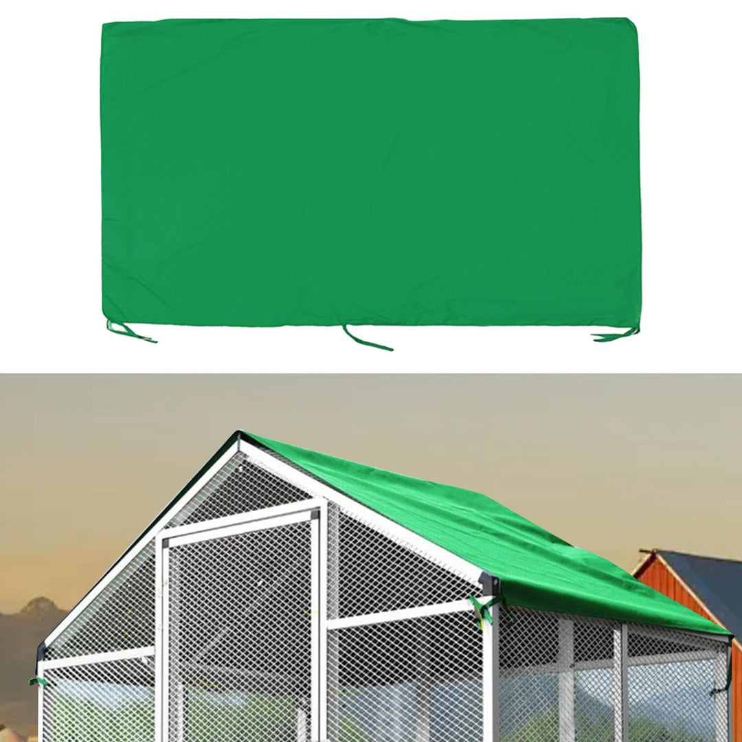 Serenable Chicken Coop Cover Sturdy Chicken Coop Tarp Shade Cloth for Yard Garden Farm